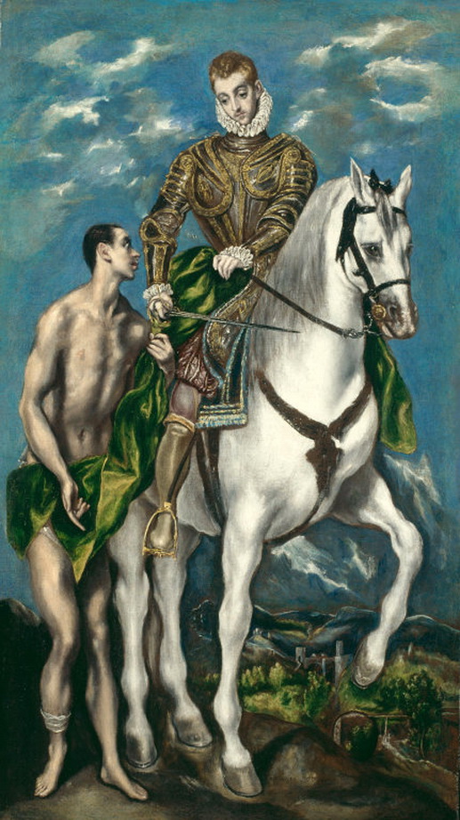 11 11 El Greco San Martino e il mendicante