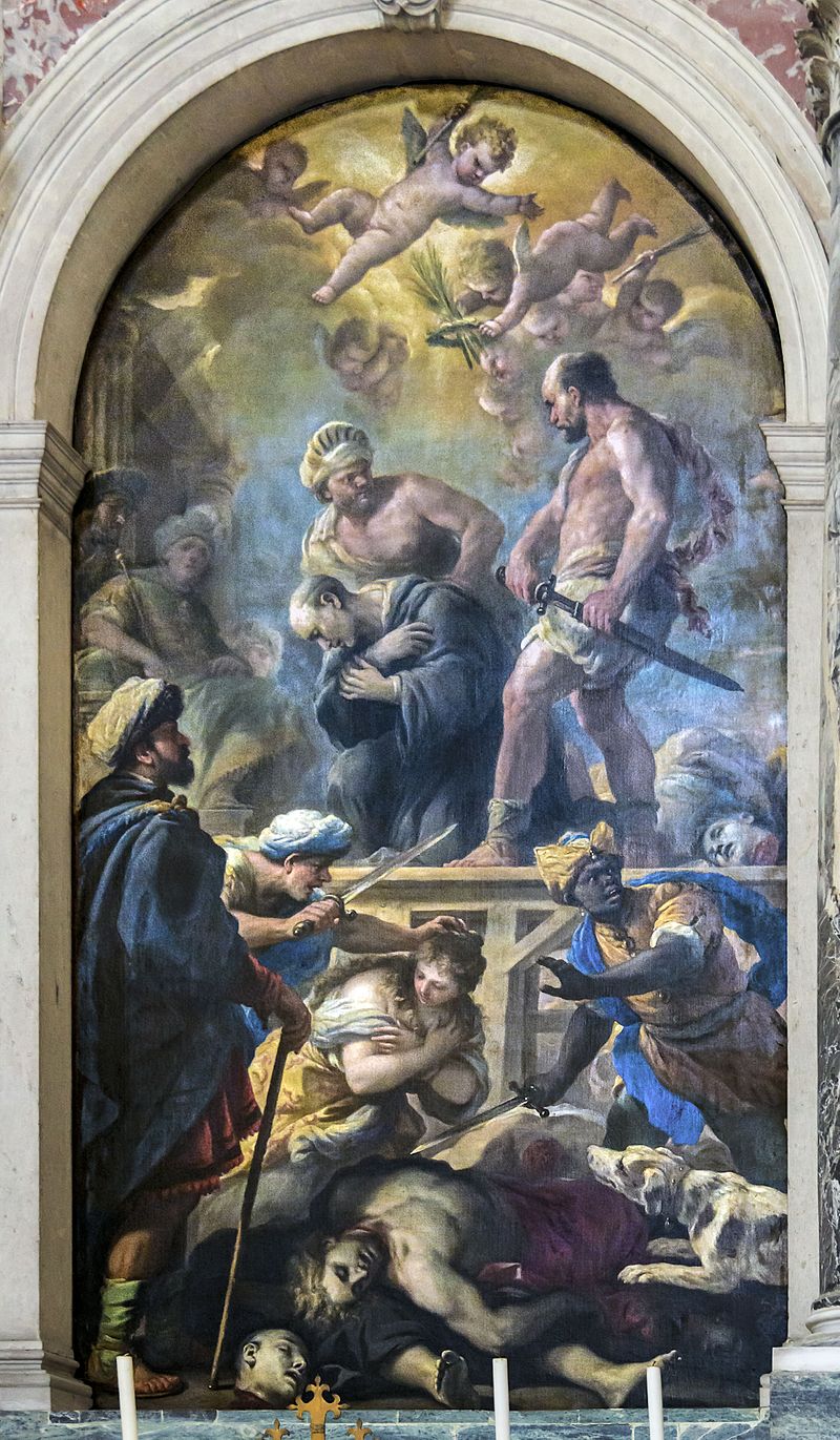 10 5 Luca Giordano Martirio di san Placido Chiesa di Santa Giustina Padova