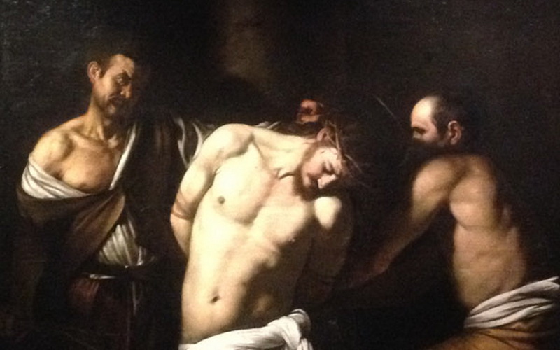 La flagellazione di Cristo opera del Caravaggio