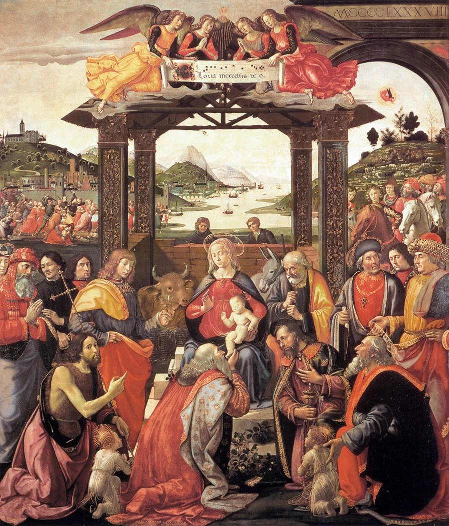 131-Ghirlandaio Domenico-Spedale degli Innocenti, Firenze