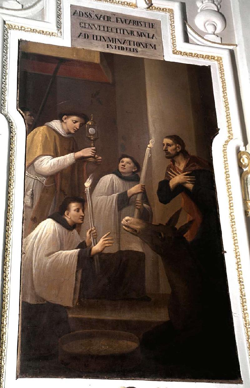 33-Cifrondi A. sec. XVIII, S. Antonio di Padova e il miracolo della mula-beweb