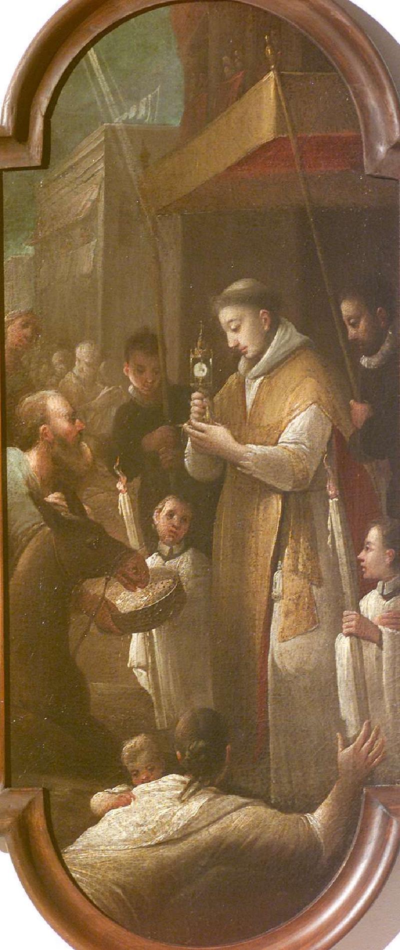 36-Cifrondi A. sec. XVIII, Sant'Antonio e il miracolo della mula-beweb