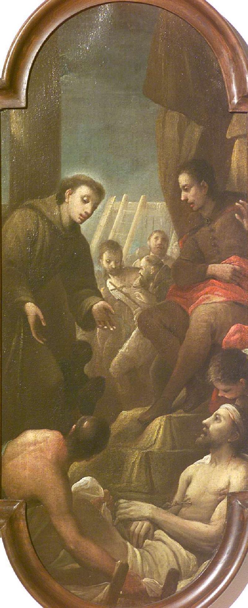 37-Cifrondi A. sec. XVIII, Sant'Antonio e il miracolo del cuore dell'avaro-beweb
