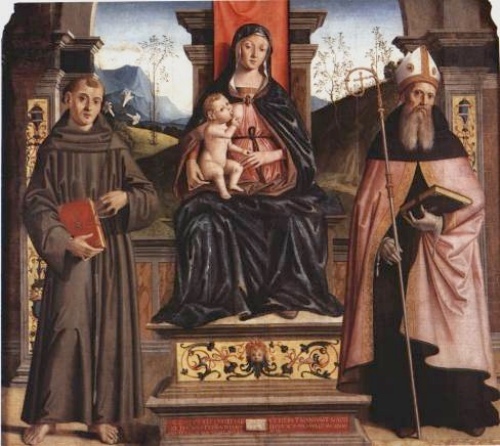 40-Marco Palmezzano, 1500, Castrocaro Terme, Chiesa dei santi Nicolò e Francesco