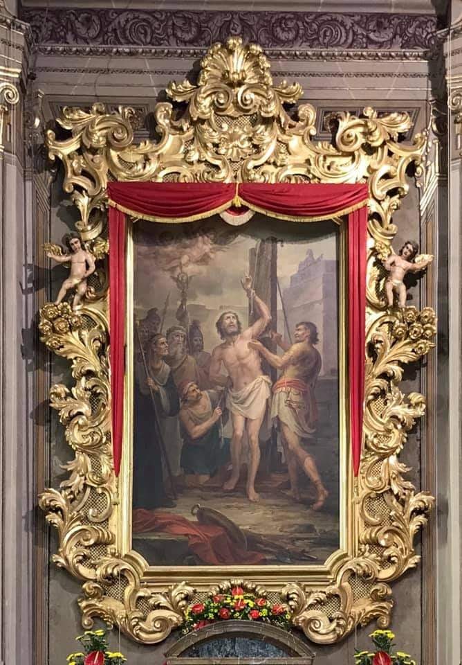 339-Luigi Tagliaferri- il martirio di san Bartolomeo- Bornato (BS)