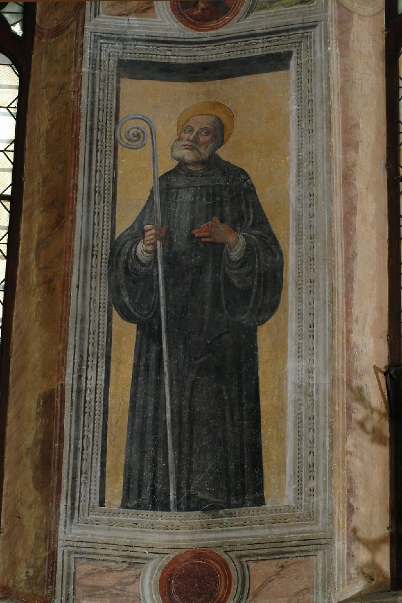 10 Attribuito a Montagna B. sec. XVI, San Benedetto da Norcia beweb