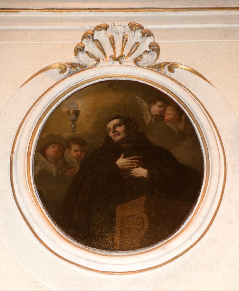 14 Ambito toscano sec. XVIII, Dipinto di San Benedetto da Norcia beweb
