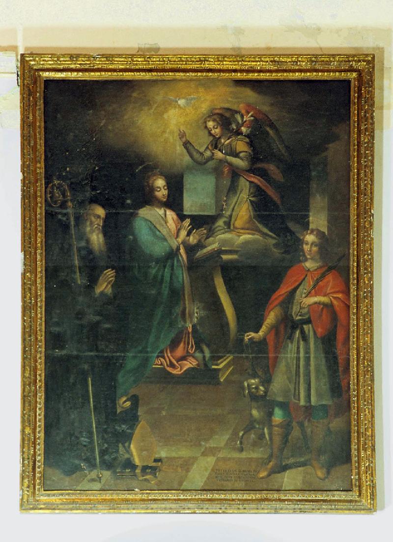 15 De Cicco P. G. (1603), Annunciazione con San Benedetto da Norcia e San Vito beweb