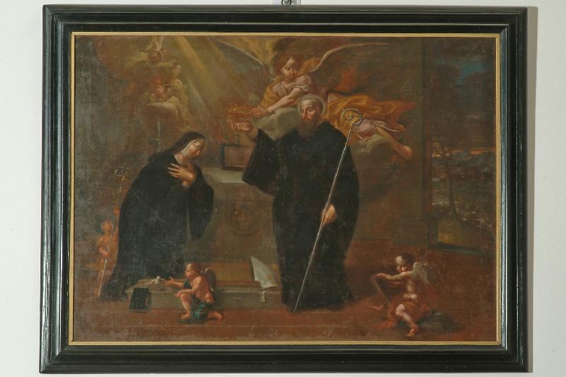 3 Ambito veneto sec. XVII, San Benedetto e Santa Scolastica beweb