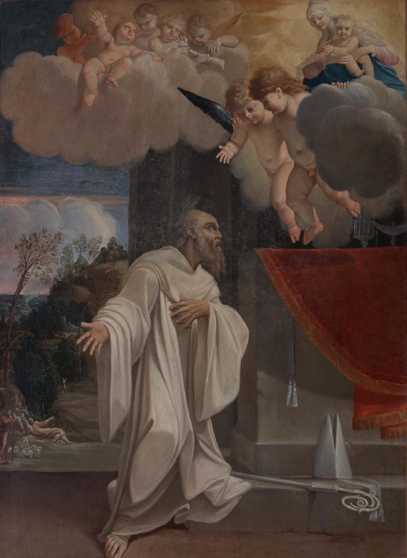 8 Brizio F. (1605 1610), Dipinto San Benedetto da Norcia beweb