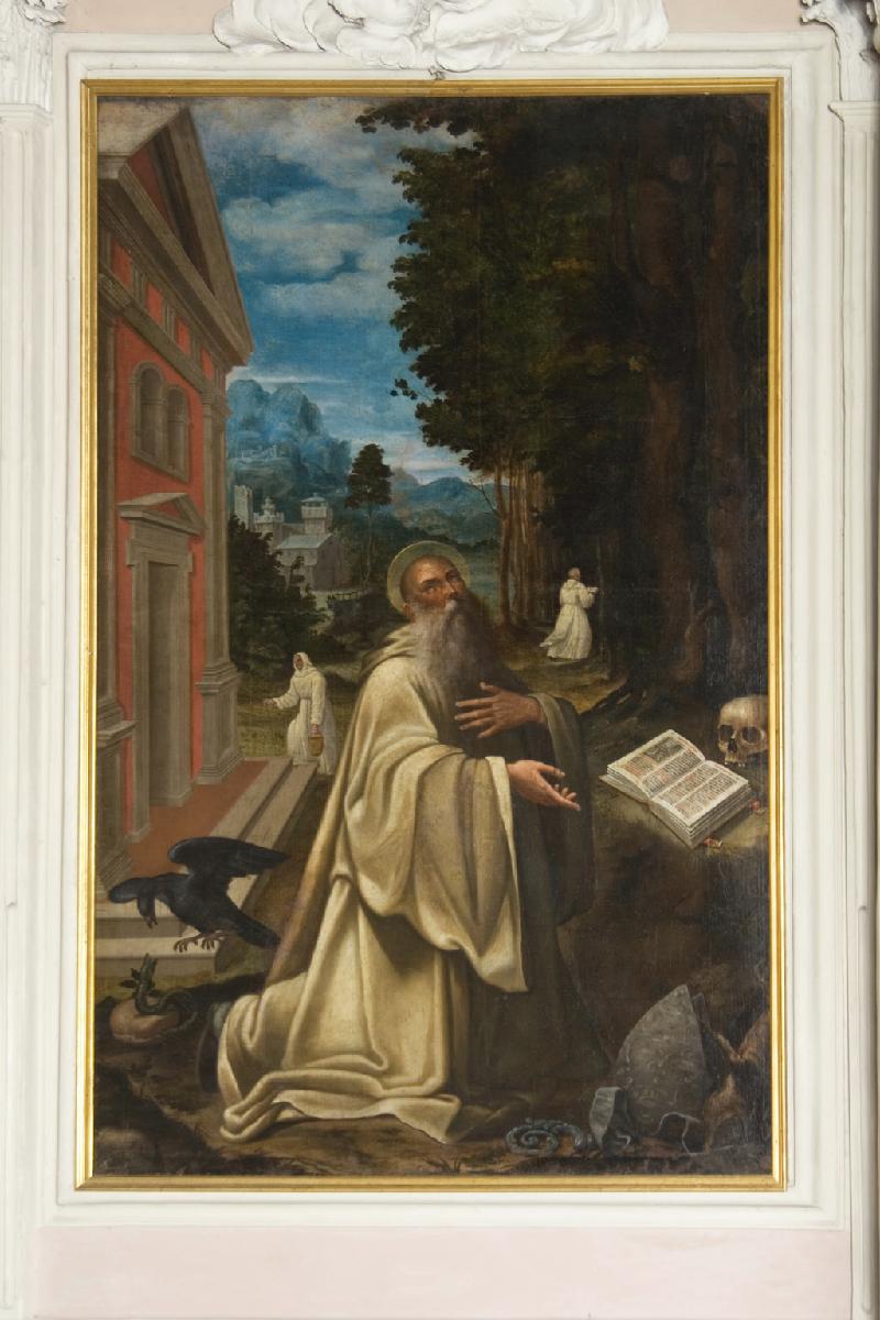 9 Ambito faentino sec. XVI, Dipinto di San Benedetto da Norcia beweb