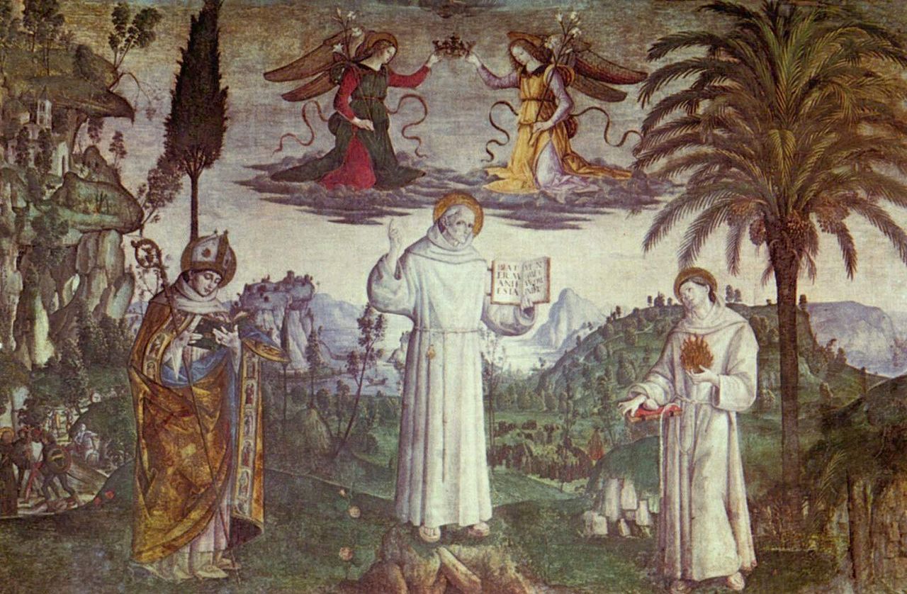 1 Il Pinturicchio Gloria di san Bernardino da Siena Roma