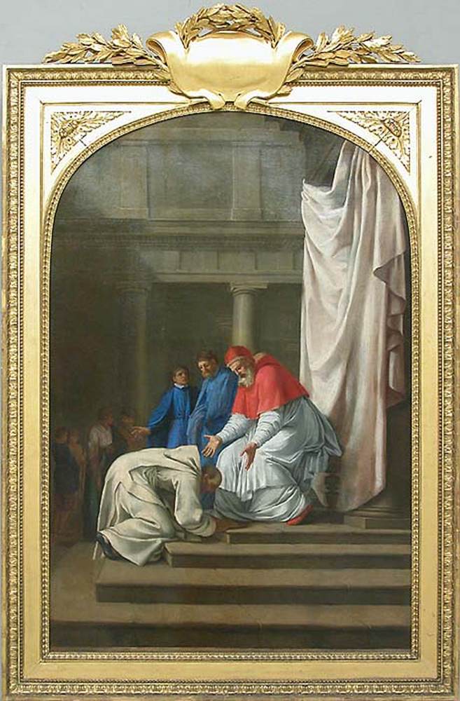 LE SUEUR, Eustache San Bruno ai piedi di papa Urbano II Musée du Louvre, Paris