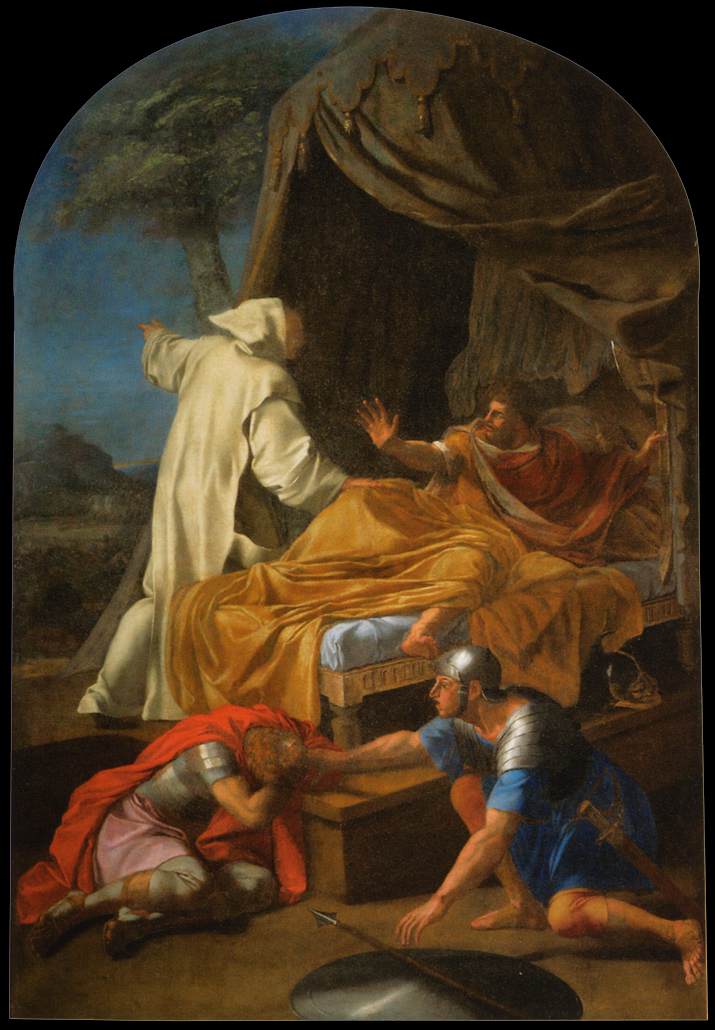 LE SUEUR, Eustache San Bruno che appare al conte Roger Musée du Louvre, Paris