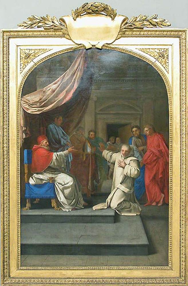 LE SUEUR, Eustache San Bruno rifiuta la sede di Reggio Musée du Louvre, Paris