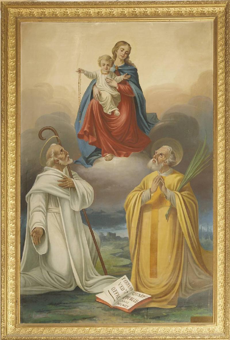 Lamberti G. (1909), Madonna del rosario e Santi Bruno e Felice beweb