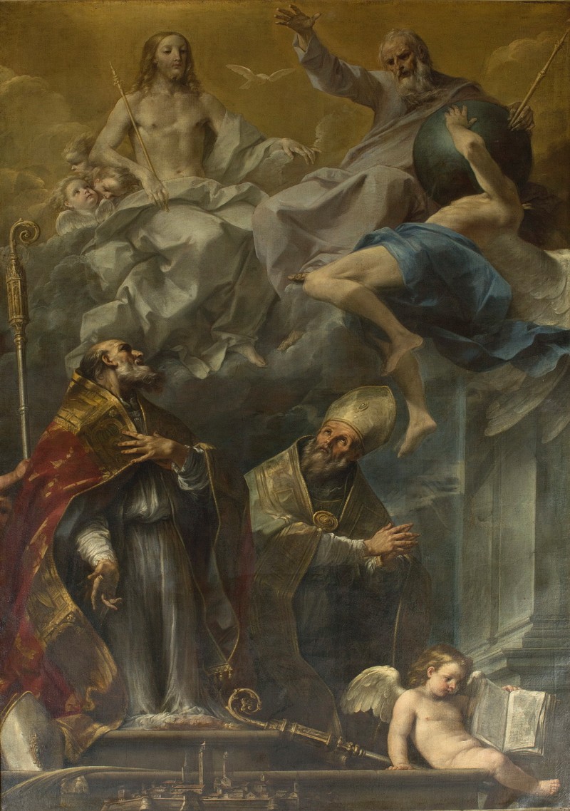 4 Dal Sole G. G. (1700), Trinità con San Cassiano e San Pier Crisologo beweb