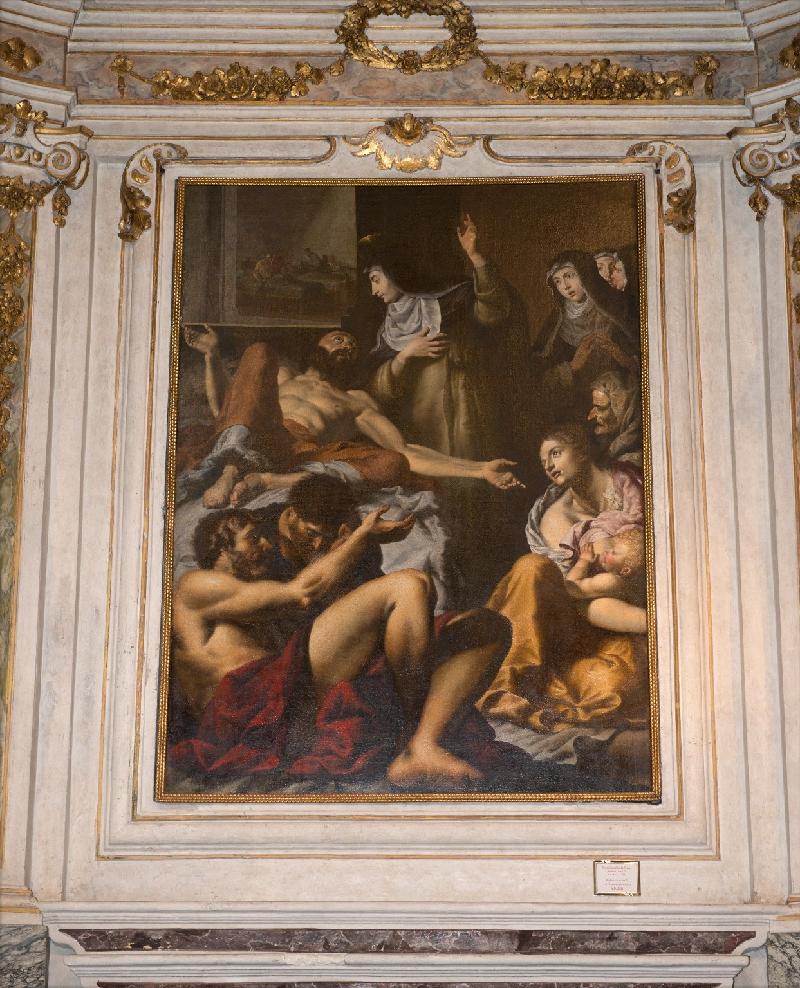 51 Rosi A. sec. XVII, Dipinto di S. Caterina da Siena che guarisce i malati beweb