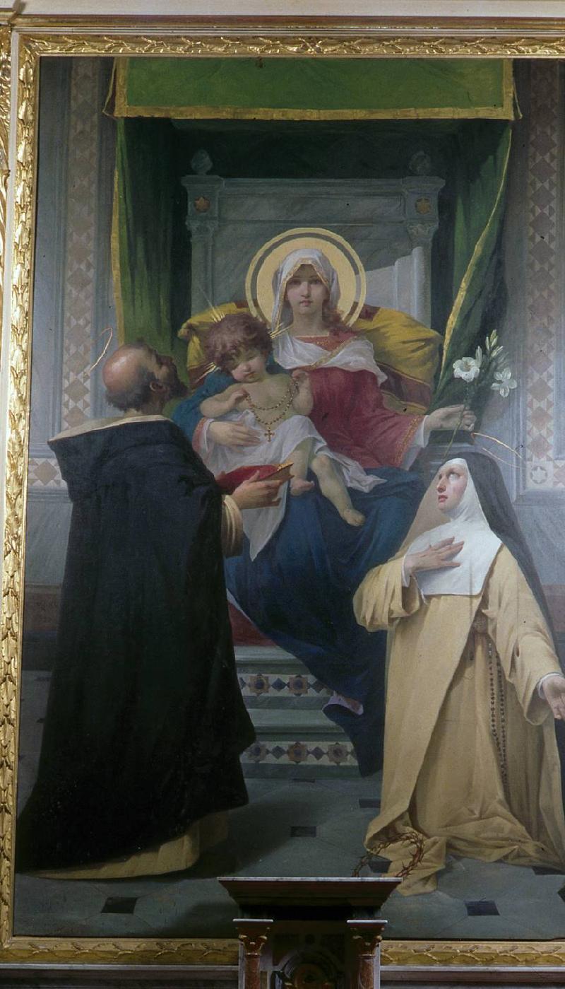 54 Musso G. (1896), Madonna del rosario con San Domenico e Santa Caterina da Siena beweb