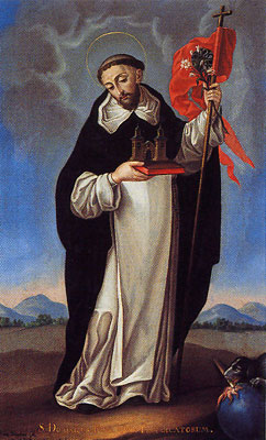 15 José Gil de Castro y Morales, San Domenico, Santiago del Cile, Museo Nazionale (1817)