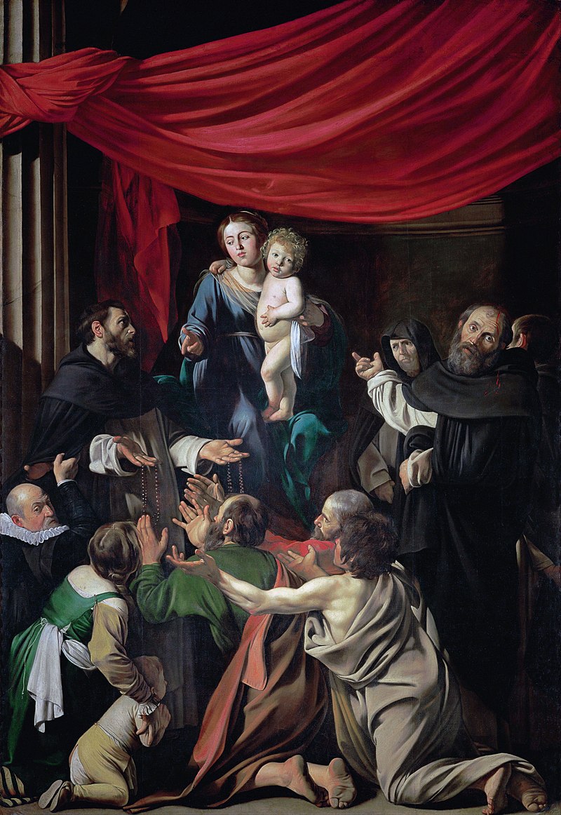 25 Caravaggio Madonna del rosario
