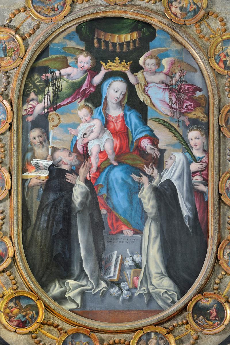 28 Ramazzani Ercole (1589), Madonna del Rosario e santi beweb