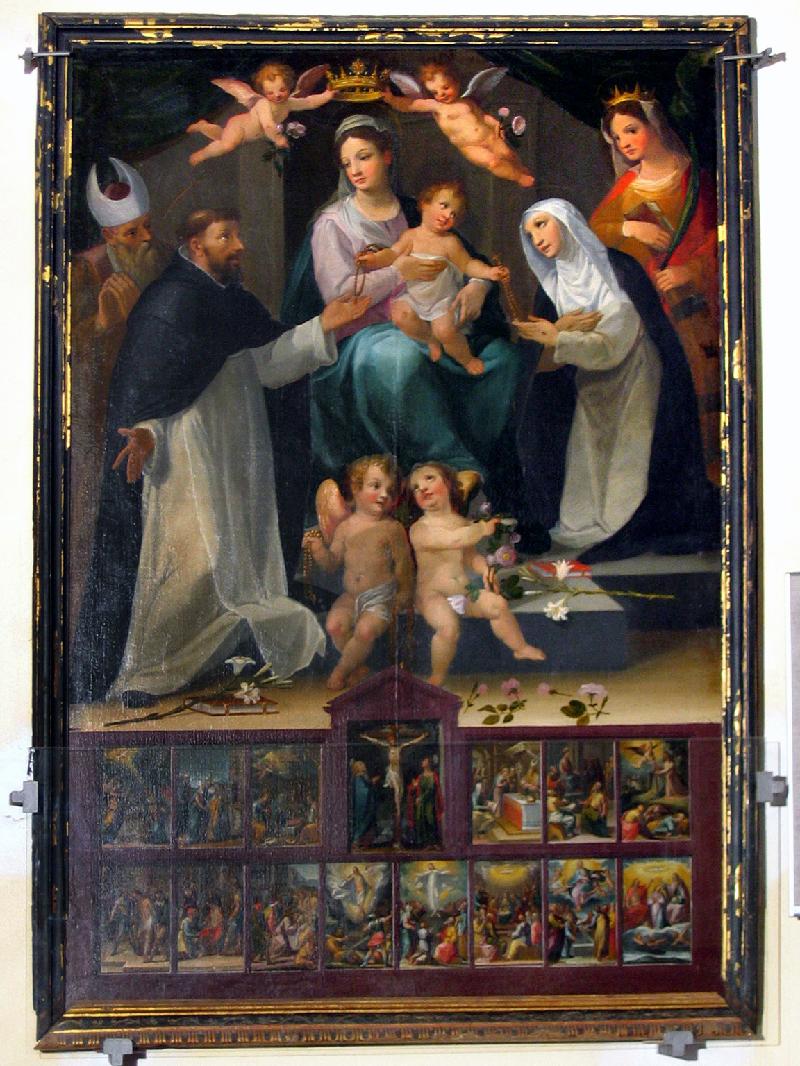 29 Rustici V. sec. XVI, Madonna del rosario beweb