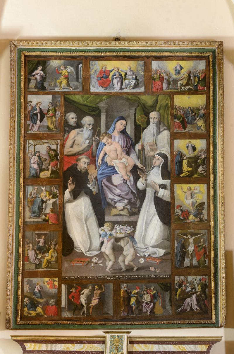 32 Leoncini Lelio (1618), Madonna con Bambino e santi beweb