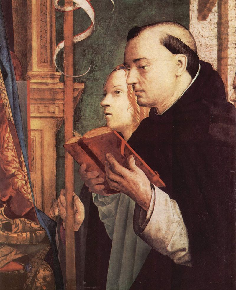 6 Antonello da Messina, San Domenico dalla Pala di San Cassiano a Venezia (1475 1476), Vienna, Kunsthistorisches Museum