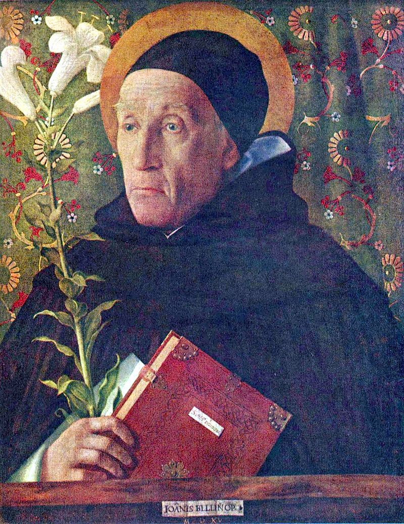 7 Giovanni Bellini, Ritratto di fra' Teodoro da Urbino, Londra, National Gallery (1515 circa)