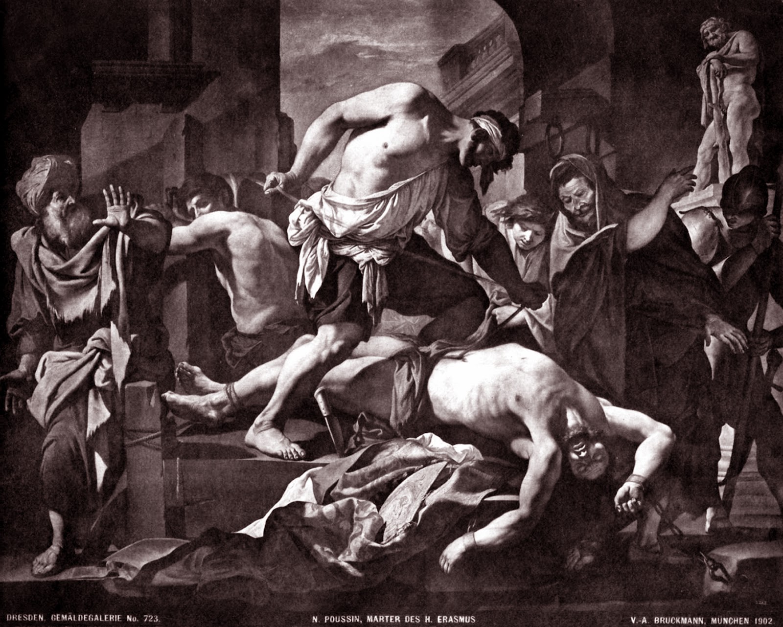 Il Martirio di S. Erasmo dipinto tra il 1628 e il 1629 da Nicolas Poussin Dipinto perduto