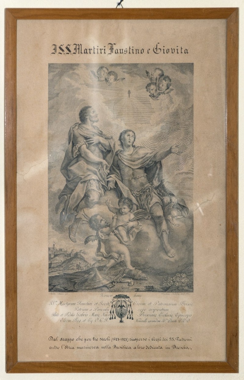 26 Cattaneo S. Anderloni F. sec. XIX, Stampa di Santo Faustino e Giovita beweb