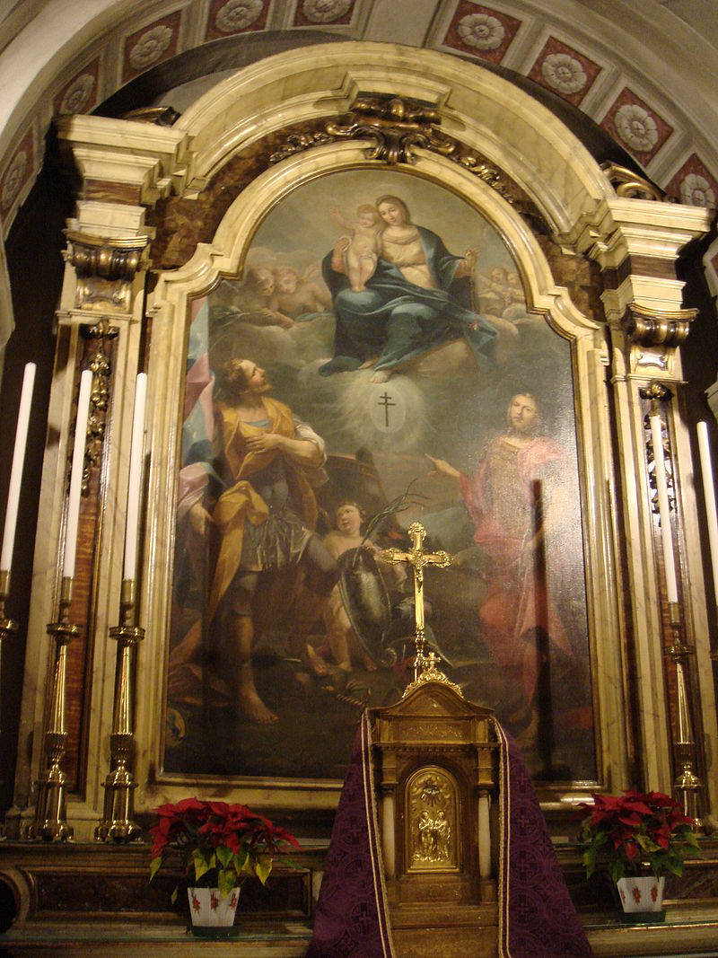 29 La Vergine con Bambino tra i Santi Faustino e Giovita Domenico Romani (1743) Chiesa di San Faustino in Riposo (detta di Santa Rita)