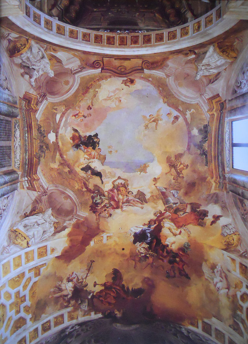 7 Tiepolo Giandomenico Apoteosi dei santi Faustino, Giovita, Benedetto e Scolastica, 1754 1755, chiesa dei Santi Faustino e Giovita, Brescia