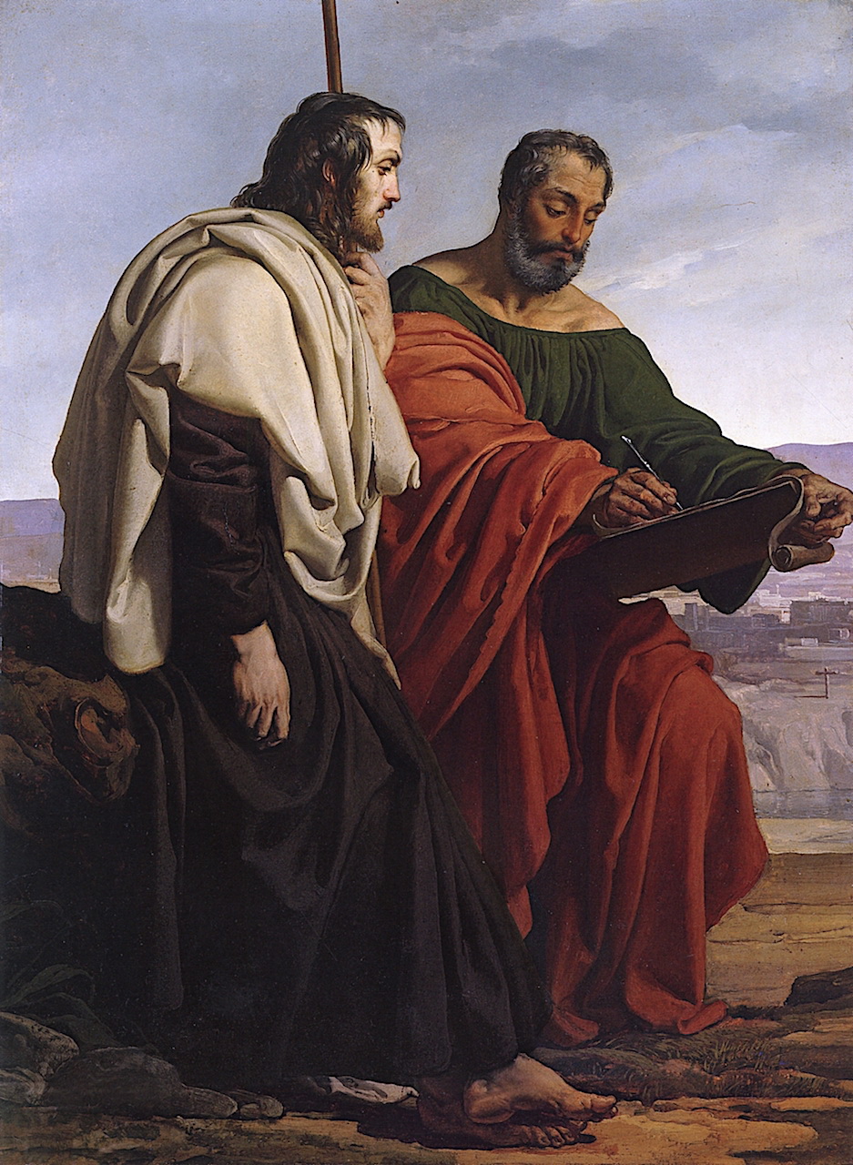 1-Hayez Francesco-Gli apostoli Giacomo e Filippo in viaggio per le loro predicazioni