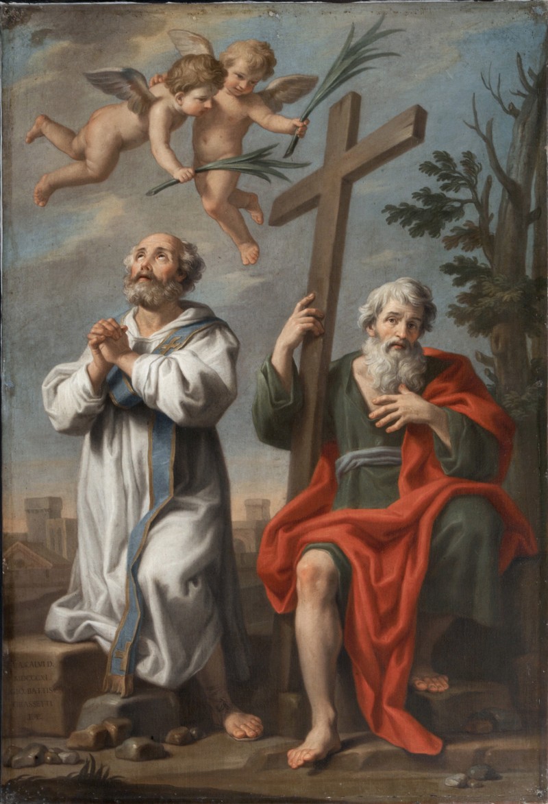 3-Calvi J. A. detto Sordino (1811), Dipinto San Filippo e San Giacomo minore-beweb