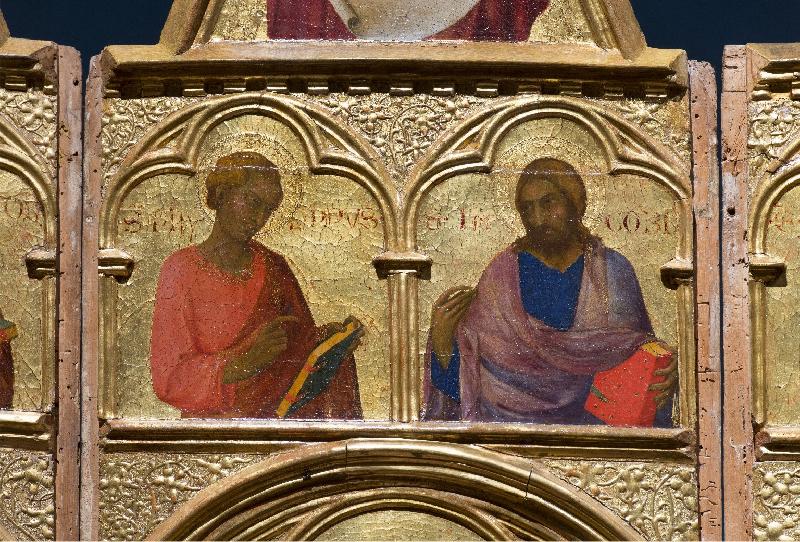 5-Martini Simone (1320), Scomparto di San Domenico con i Santi Filippo e Giacomo-beweb