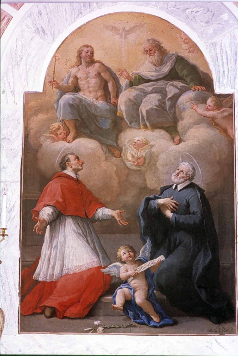 15-Ambito italiano (1695), San Filippo Neri e San Carlo Borromeo-beweb
