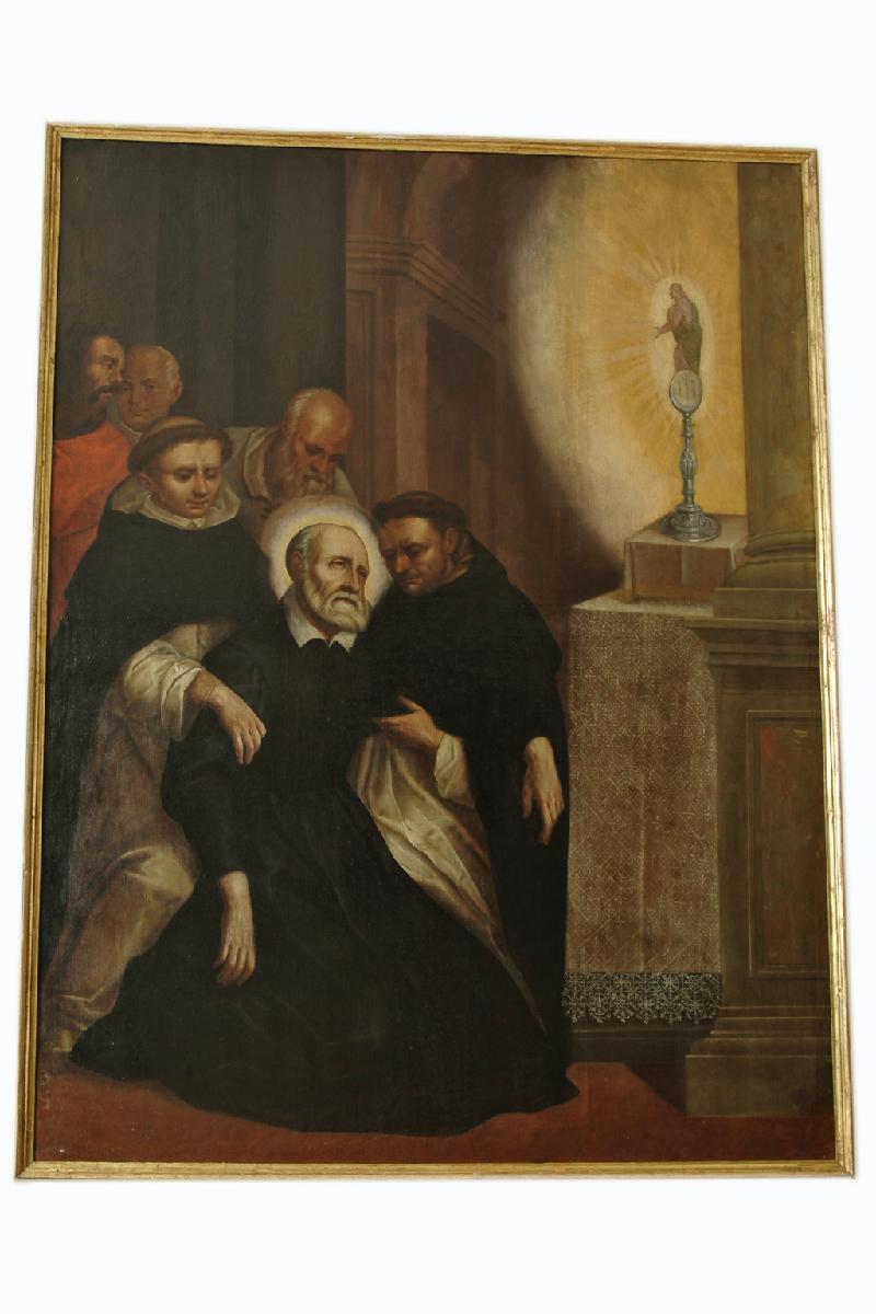 17-Pellizzari G. B. sec. XVII, San Filippo Neri adora l'Eucaristia-beweb