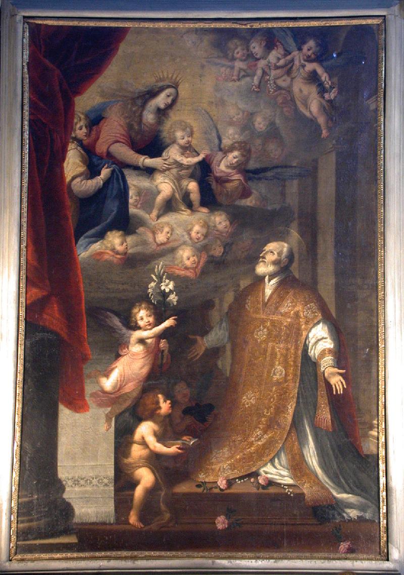 21-Rosselli Matteo (1643), La Madonna appare a san Filippo Neri-beweb