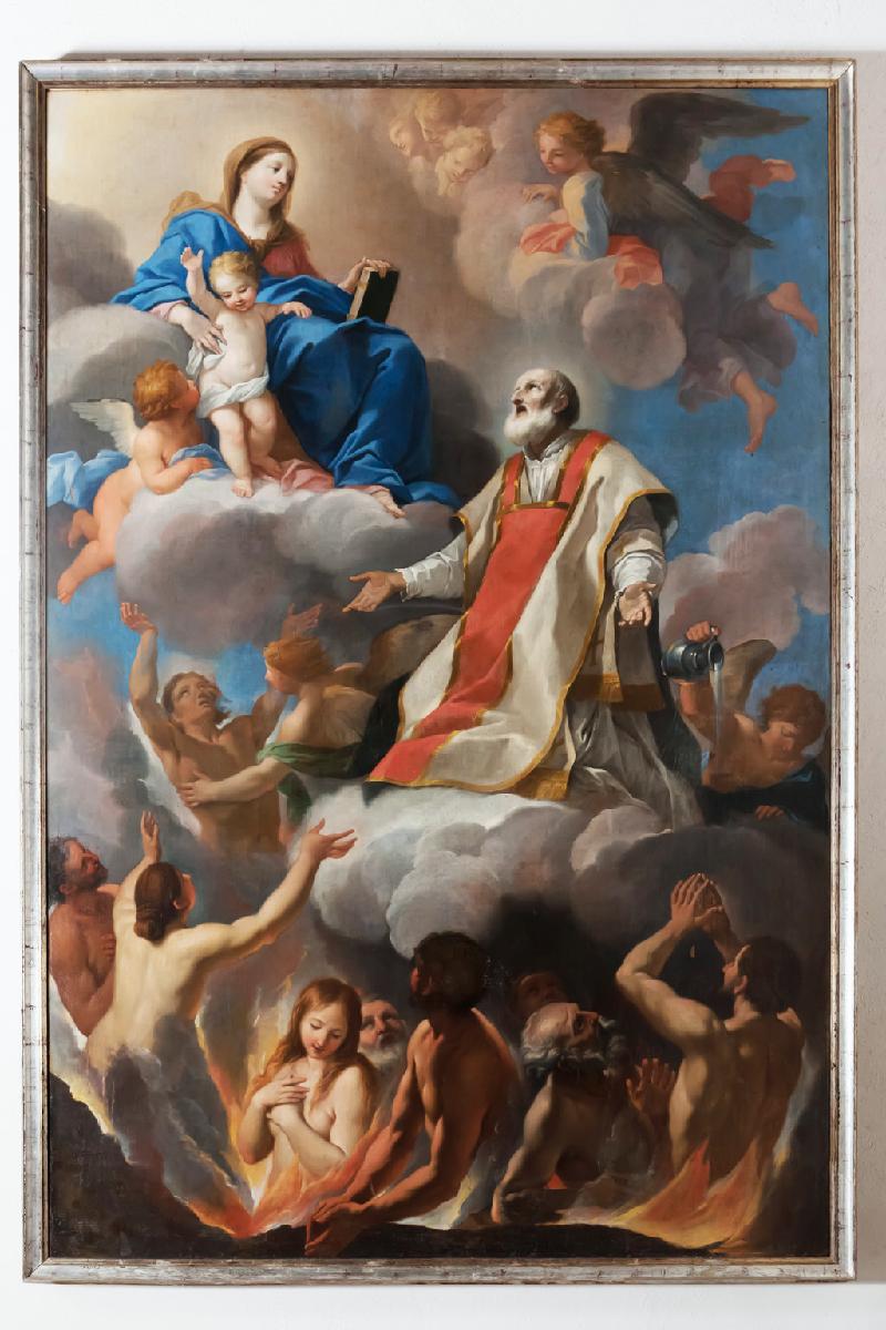 32-Maratta C. sec. XVII, Madonna con Gesù Bambino e San Filippo Neri-beweb