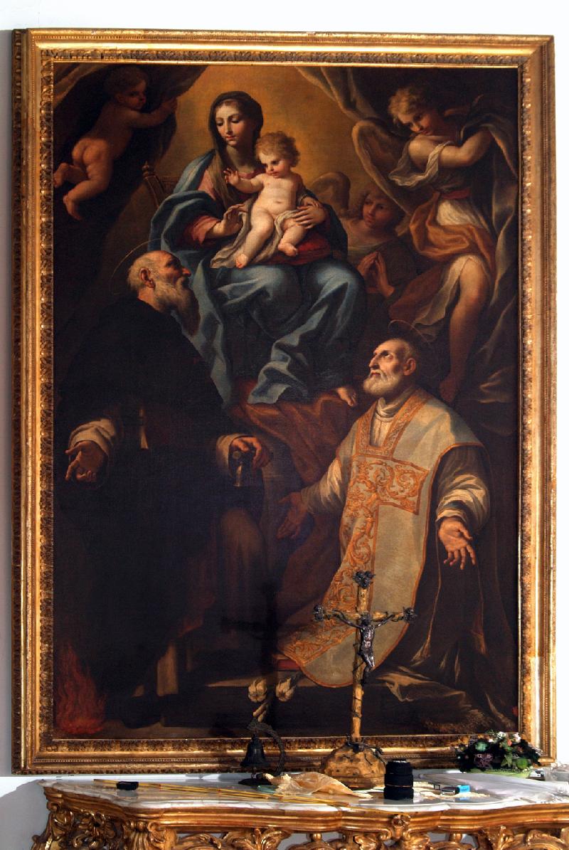 38-De Matteis P. (1688), Madonna con Gesù Bambino e santi-beweb