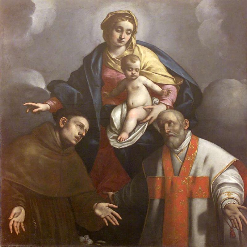 39-Ceresa C. sec. XVII, Madonna con S. Antonio e S. Filippo Neri-beweb