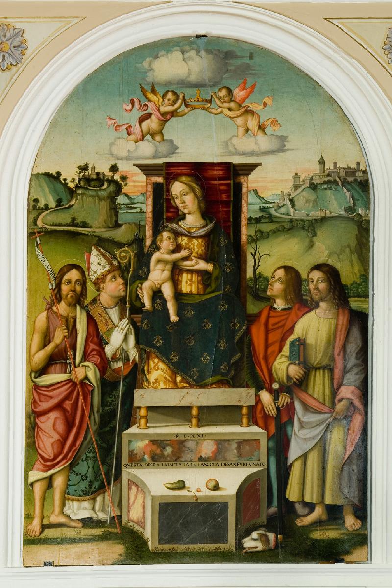 3 Agabiti Pietro Paolo (1521), Madonna in trono e santi beweb