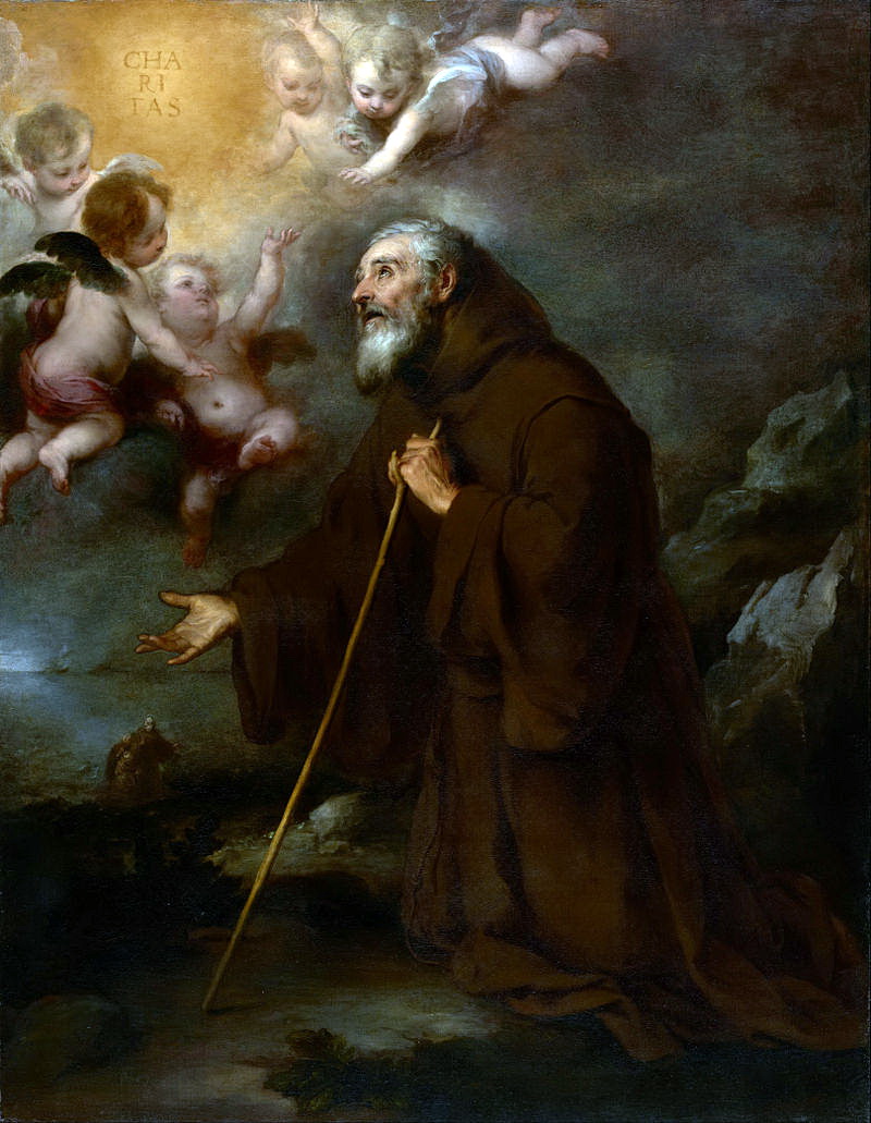 2 Murillo La visione di san Francesco