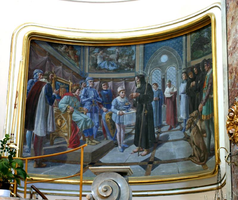 32 Cozzolino S. sec. XX, San Francesco da Paola davanti al Re beweb