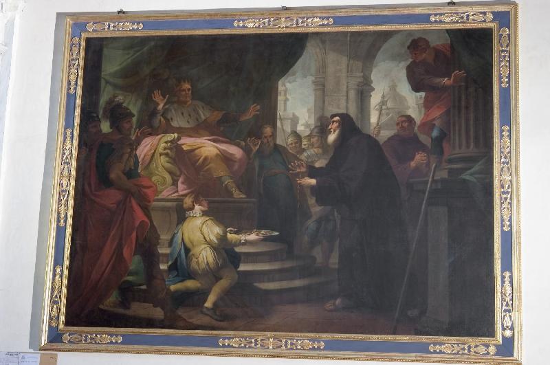 37 Cucchi G. A. sec. XVIII, San Francesco da Paola rimprovera Ferdinando I beweb