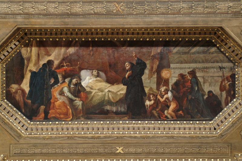 40 Balante F. sec. XVII, San Francesco da Paola al capezzale del re Luigi XI beweb