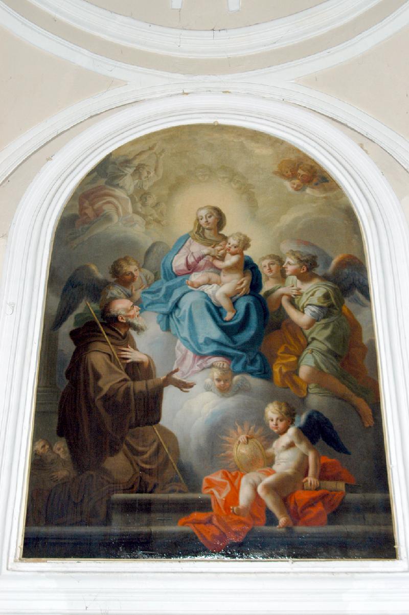 41 Starace Girolamo sec. XVIII, Madonna con Gesù Bambino e San Francesco da Paola beweb