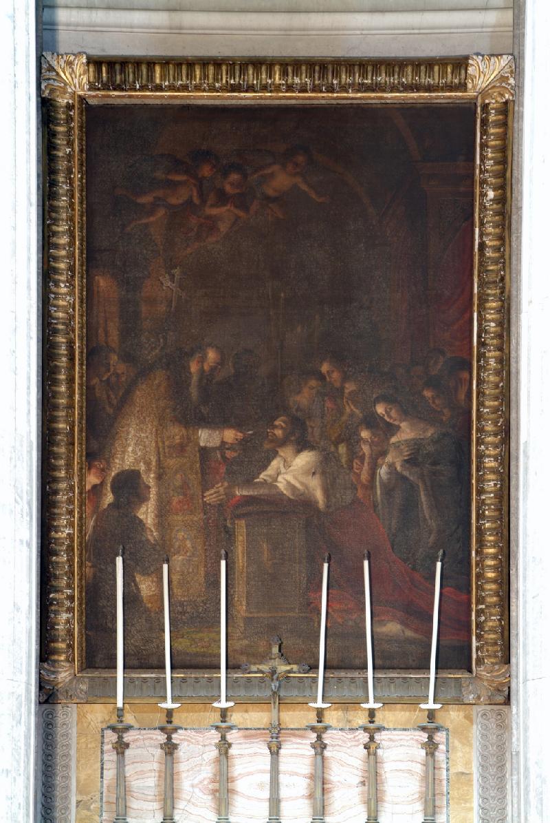 44 Benvenuti P. (1836), Il re di Napoli riceve la comunione da San Francesco beweb